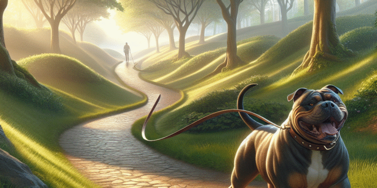Paws and Pathways: Unleashing the Health Benefits of Daily Walks for Your Bully Dog
