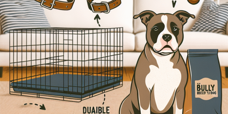 From Collars to Crates: Must-Have Items for New Bully Dog Parents