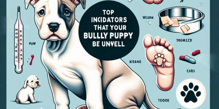 Top Indicators That Your Bully Puppy Might Be Unwell