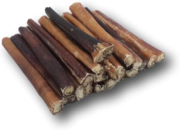 Top Dog Chews 6" Bully Sticks - 25 Pack, All-Natural, Roasted, Sourced from Free-Range Beef, High Protein, Low Fat Dog Chews for Healthy Teeth, Gums & Chewing Satisfaction. - Image 6