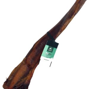 BARK'N BIG 12 Inch Monster Bully Sticks for Large Dogs - Colossal Bullarge Size - Made in USA - Single Ingredient Dog Chew - Super Premium Pizzle Sticks - Jumbo Beef Pizzles for Large Breeds - 1 ct