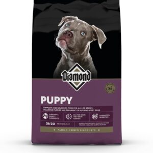 Diamond Premium Puppy is a Complete and Balanced Dry Dog Food Formula with Protein, Probiotics, and Healthy Fat That Provide High Nutritional Value in Growing Puppies 20lb