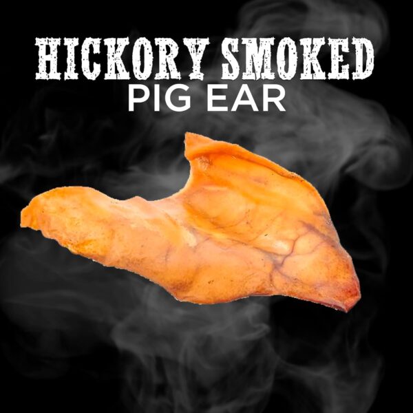 Best Bully Sticks Hickory Smoked Whole Pig Ears - 12 Count (Pack of 1) - No Additives, 100% Pork, Great for Small or Large Breeds - Image 2