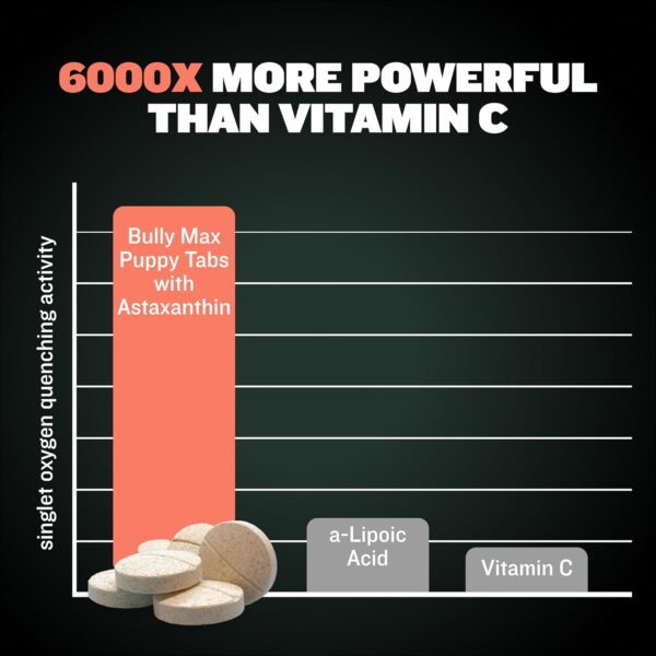 Bully Max 2-in-1 Puppy Vitamins - 30 Chewable Tablets for Development and Growth of Puppies - Dog Treats, Vitamin & Supplements for Small Dogs & Large Breed Growing Pups - Can Be Used as Food Topper - Image 7