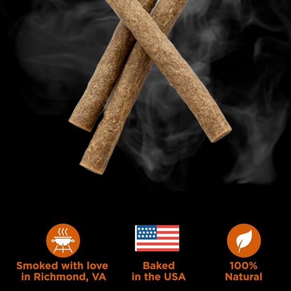 Premium Hickory Smoked Chicken Quick Sticks - 6 Inch, 16 Count (Pack of 1) - No Additives, 100% Natural, Collagen, All Breeds - Image 5