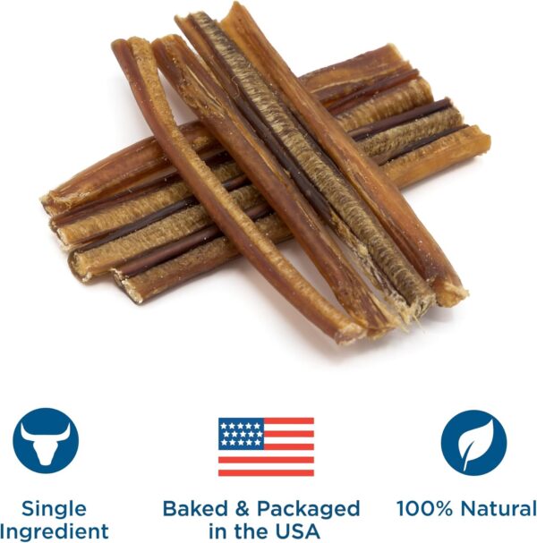 Best Bully Sticks 6 Inch Bully Sticks - 8 oz (Pack of 1) - Natural Grass-Fed, Grain and Rawhide Free, Great for Medium or Large Pets - Image 3