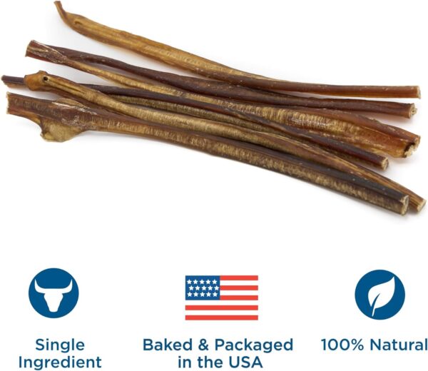 Best Bully Sticks 12 Inch Odor-Free Bully Sticks for Dogs - 12 Count (Pack of 1) - Natural Grass-Fed Beef, Easily Digestible, No Grain or Rawhide - Large Breeds - Image 3