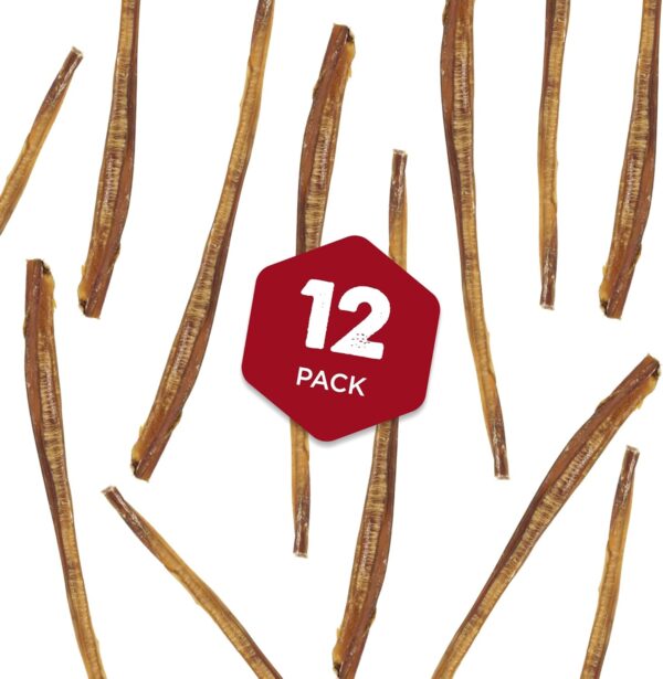 Best Bully Sticks 12 Inch Odor-Free Bully Sticks for Dogs - 12 Count (Pack of 1) - Natural Grass-Fed Beef, Easily Digestible, No Grain or Rawhide - Large Breeds - Image 4