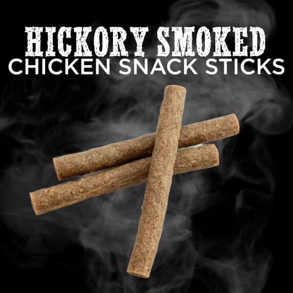 Premium Hickory Smoked Chicken Quick Sticks - 6 Inch, 16 Count (Pack of 1) - No Additives, 100% Natural, Collagen, All Breeds - Image 2
