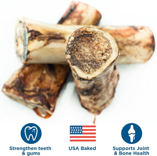 Best Bully Sticks Marrow Bones - 3 Count (Pack of 1) - USA Packed, Healthy Snack, Grass-Fed Beef, Long-Lasting, Great for Large Breeds - Image 4