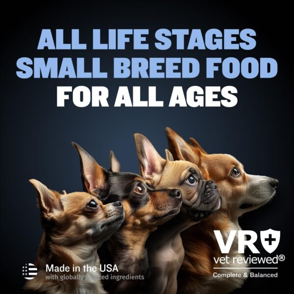 Bully Max 26/14 Small Breed Dry Dog Food for Skin, Coat & Sensitive Stomach - Natural Chicken & Rice Soft Kibble Bites for Puppies & Adult Dogs - French Bulldog, Frenchie, Mini Breed Puppy Food, 5lb. - Image 2