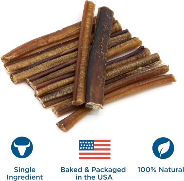 Best Bully Sticks 6 Inch Bully Sticks - 25 Count (Pack of 1) - Natural, Easily Digestible, 100% Grass-Fed, Grain and Rawhide Free - Image 3