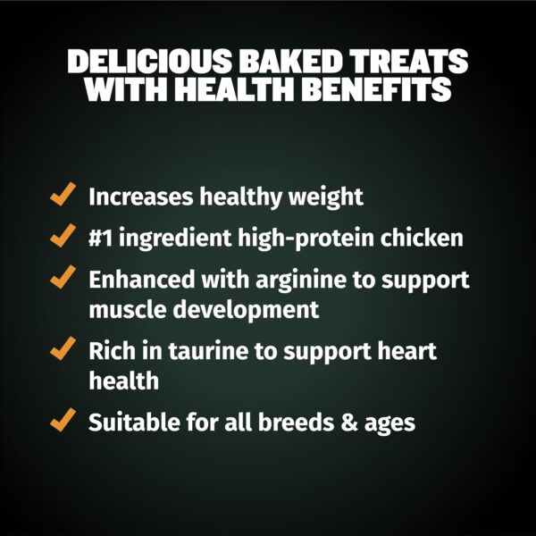 Bully Max Premium High Protein Dog Treats for Puppy & Adult Dogs - Training Dog Food Treats with 40% Protein, Real Meat, Veggies & BCAAs for Small, Medium & Large Breeds, Chicken Flavor, 400g Bag - Image 5