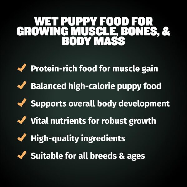 Bully Max Wet Puppy Food - Instant Fresh Dehydrated High Protein Soft Dog Food with Chicken - Healthy Growth for Small & Large Breed Puppies - 2 Dry Dog Food Pounds (Makes 5.5 lbs. of Wet Food) - Image 8