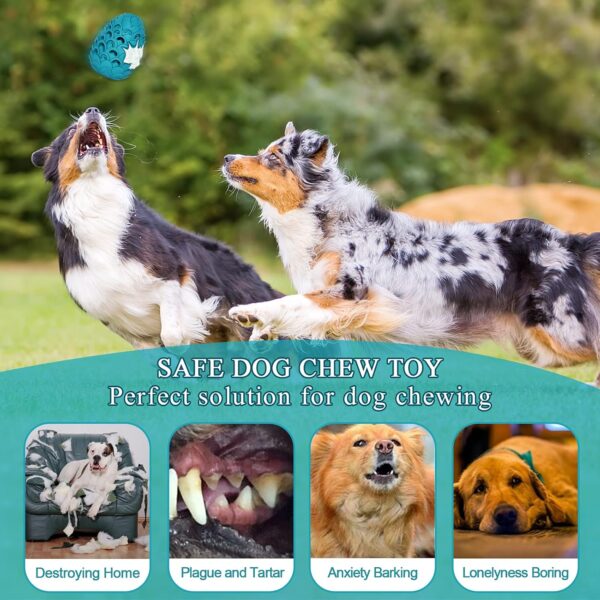 Dragon Egg Dog Chew Toys for Aggressive Chewers - Toughest Indestructible Dog Toys for Aggressive Heavy Chewers Lifetime Replacement, Tough Dogs Toys for Medium Large Bully Breed - Image 3
