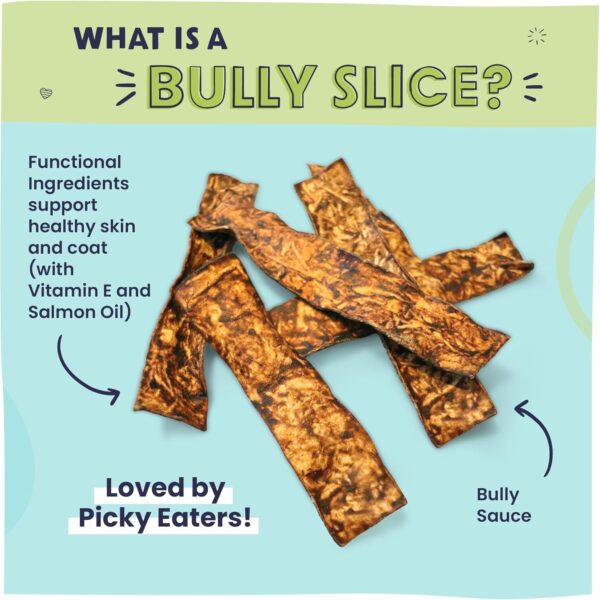 Pawstruck Bully Slices Premium Rawhide Chew Sticks, Beef Flavor - Low Fat, High Protein Treat for Small, Medium, and Large Dogs - No Artificial Ingredients - 1 lb Bag - Packaging May Vary - Image 4