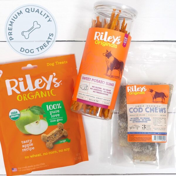 Riley's Steer Bully Sticks for Large to XL Dog Breeds - Odor Free, Single Ingredient Treat - Easily Digestible, 100% Beef Pizzle Sticks for Dogs - 12", 5ct - Image 6