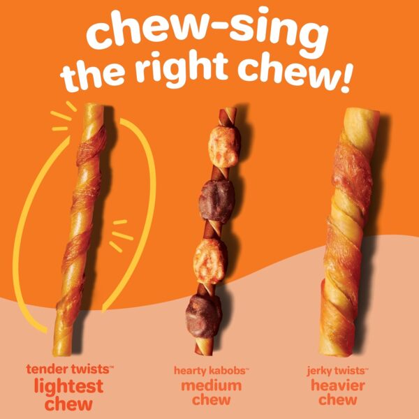 Hartz Oinkies Tender Twists with Real Chicken Breast Rawhide-Free Dog Treats, Highly Digestible Dog Chews, 18 Count - Image 5