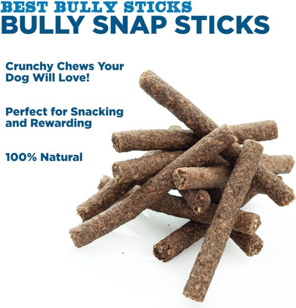 Premium Real Beef Snap Sticks - 12 Count (Pack of 1) - 100% Natural, No Additives, USA Packed, Easy to Digest, Rawhide-Free, High Protein, Great for Puppy Training - Image 2