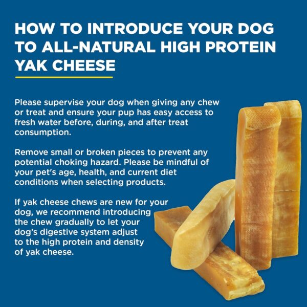 Best Bully Sticks Himalayan Yak Cheese for Dogs - Large 4 Count (Pack of 1) - Natural, No Lactose, Odor Free, Long-Lasting Snack - Image 7