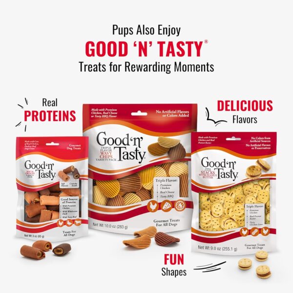 Good ‘n’ Fun Triple Flavor Kabobs Chews for All Dogs, 24 Ounces, Treat Your Dog to Chews Made from Beef Hide, Real Chicken, Pork Hide, Duck and Chicken Liver - Image 10