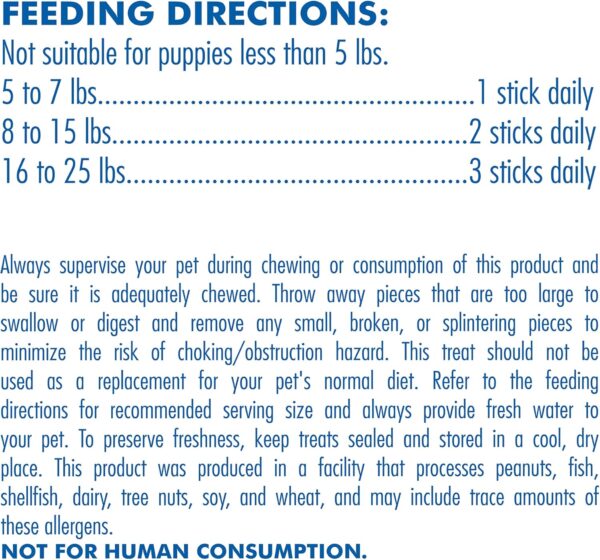 N-Bone Puppy Teething Sticks Peanut Butter Flavor, 3.74-oz Bag - Image 3