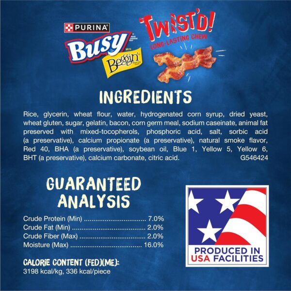 Purina Busy with Beggin’ Twist’d Adult Dog Chew Bone Treats - 6 ct. Pouch - Image 5