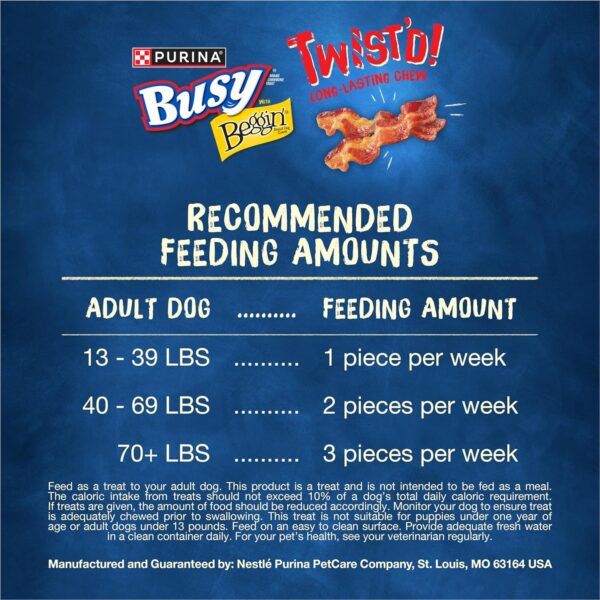 Purina Busy with Beggin’ Twist’d Adult Dog Chew Bone Treats - 6 ct. Pouch - Image 9