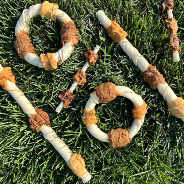 Cadet Gourmet Shish Kabob Dog Treats for Large Dogs, Healthy & Natural Chicken & Sweet Potato Chew Sticks, Beef Hide, Extra Large 10 Inch, 4 Count (Pack of 1) - Image 6