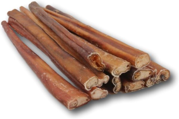Top Dog Chews - 12 Inch Standard 12 Pack Bully Sticks, Long Lasting, 100% Natural Beef, Free Range Grass Fed, High Protein, Supports Dental Health Dog Treat, 12 Pack - Image 5