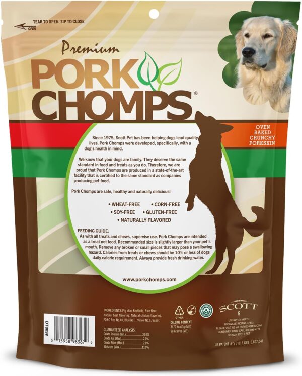 Pork Chomps Dog Chews, 5-inch Munchy Sticks, Assorted Flavors, 50 Count (Pack of 1) - Image 6