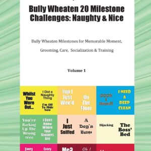 Bully Wheaten 20 Milestone Challenges: Naughty & Nice Bully Wheaten Milestones for Memorable Moment, Grooming, Care, Socialization & Training Volume 1