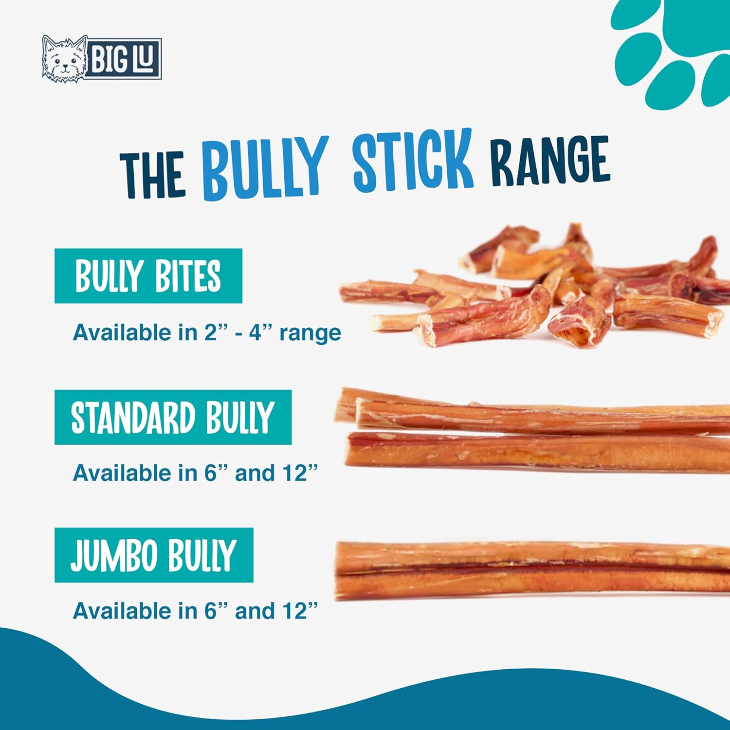 Big Lu - 2-4” Bully and Braided Sticks, 1 lb Bag, 100% Grass-Fed Beef Chews, Fully Digestible Treats for Puppies and Small to Medium Dogs, Natural Single-Ingredient Chews for Keeping Dogs Busy - Image 5