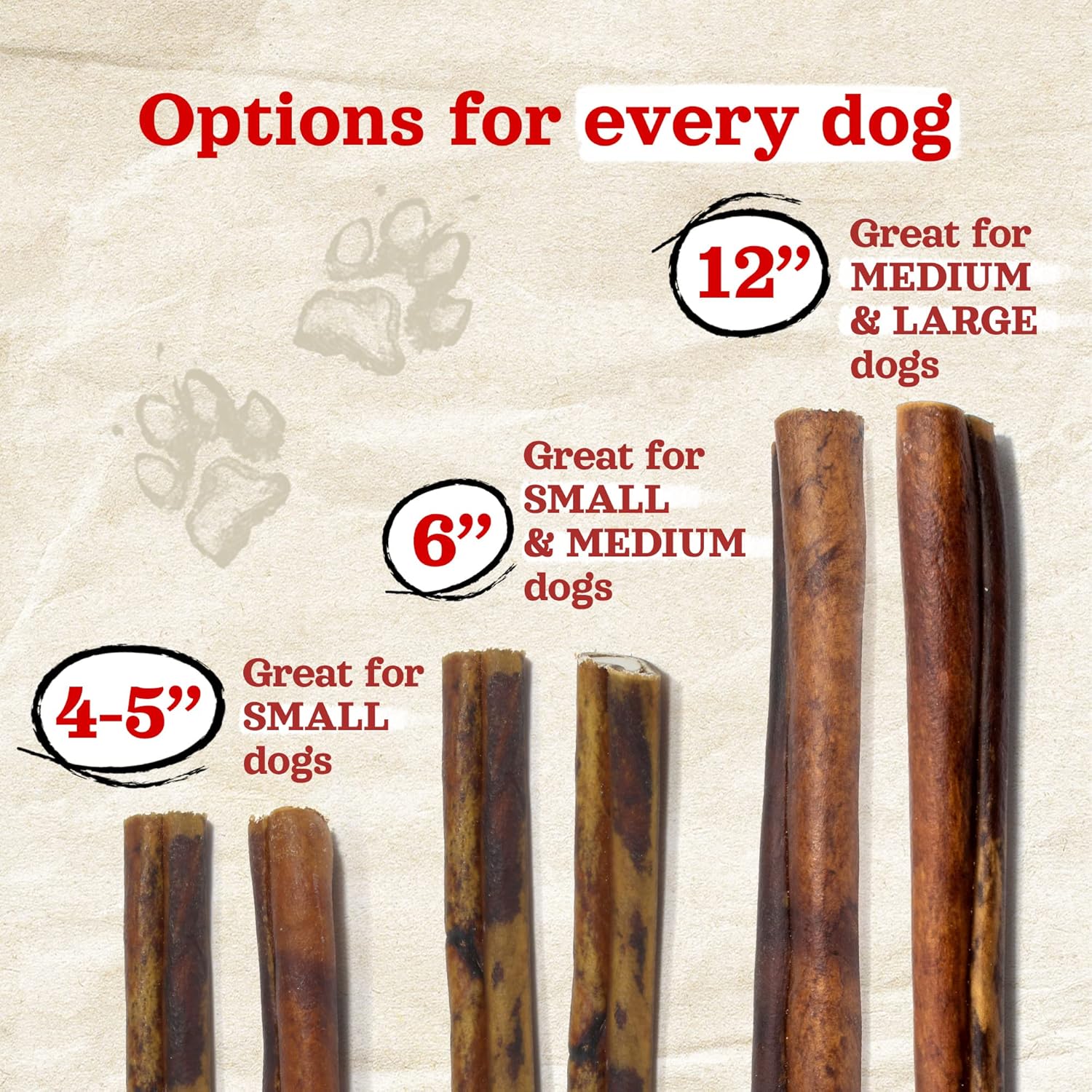 Natural Farm Bully Sticks Stuffed Collagen Sticks for Dogs (12 Inch, 12-Pack), Rawhide-Free Collagen Sticks, Natural Dog Chews, Long Lasting, Small, Medium and Large Dogs, Great Rawhide Alternative - Image 4