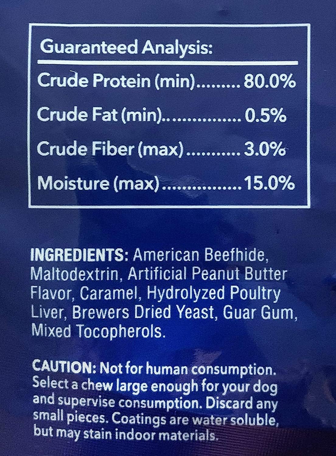 Pet Factory 100% Made in USA Beefhide 7" Braided Sticks Dog Chew Treats - Peanut Butter Flavor, 6 Count/1 Pack - Image 3