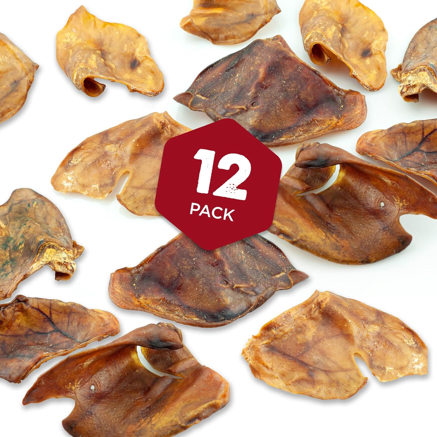 Best Bully Sticks Pig Ears for Dogs - 12 Count (Pack of 1) - All-Natural, USA Baked and Packed, Single Ingredient, 100% Pork, Easily Digestible - Puppies, Small, Medium, Large - Image 3