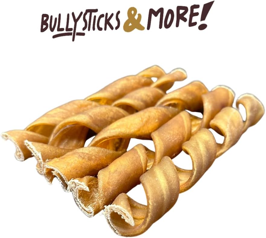 BULLYSTICKS & MORE 6 Inch Beef Collagen Springs for Dogs (10 Count) - No Hide Bones - Bully Springs Dog Chews - Image 2