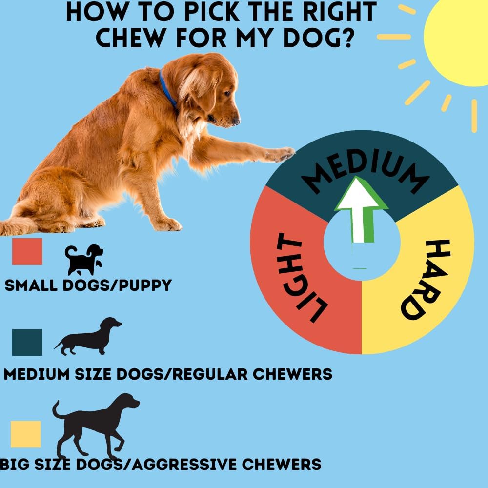 BULLYSTICKS & MORE 6 Inch Beef Collagen Springs for Dogs (10 Count) - No Hide Bones - Bully Springs Dog Chews - Image 5