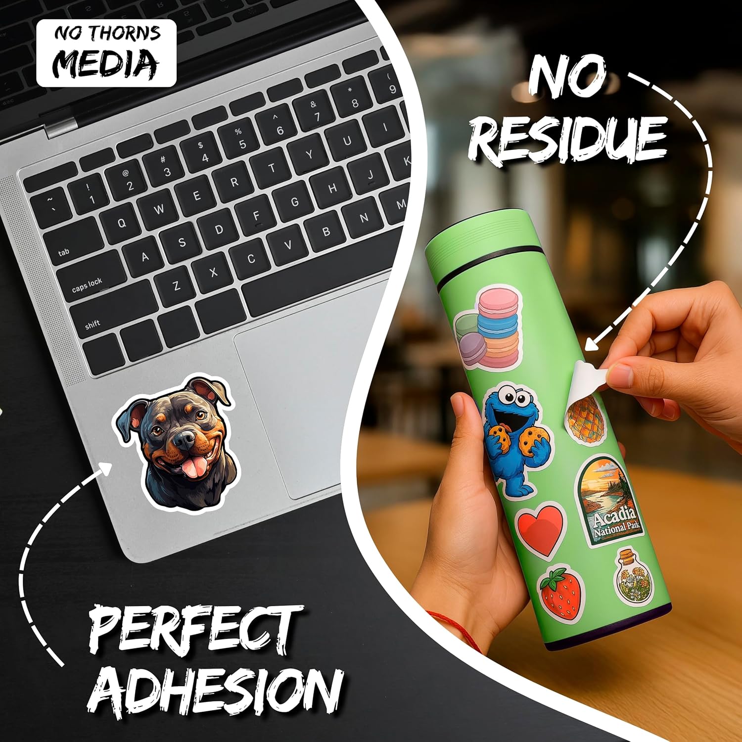 Staffordshire Bull Terrier Sticker 4 Inch Staffy Bully Breed Dog - Waterproof Animal Vinyl Decal for Laptop Water Bottle Car Tumbler - Durable Aesthetic Long-Lasting Stickers for Adults ID44990 - Image 3