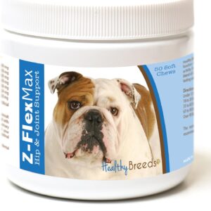 Healthy Breeds Bulldog Z-Flex Max Hip and Joint Soft Chews 50 Count