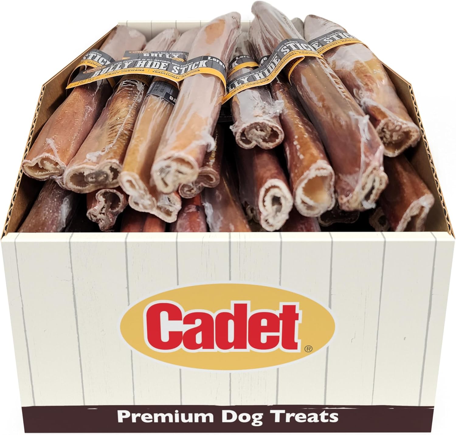Cadet Bully Hide Sticks for Large Dogs, All-Natural Beef Pizzle, Limited-Ingredient Long-Lasting Dog Chews for Aggressive Chewers, 1 Count - Image 14