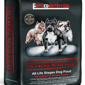Maximum Bully - All Life Stage Performance Dog Food. High Protein 32% - High Fat 22%. 30lb Bag.