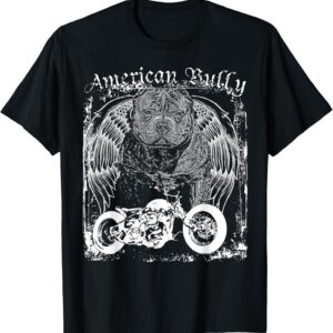 Americana American Bully Breed Motorcycle bobber t shirt T-Shirt